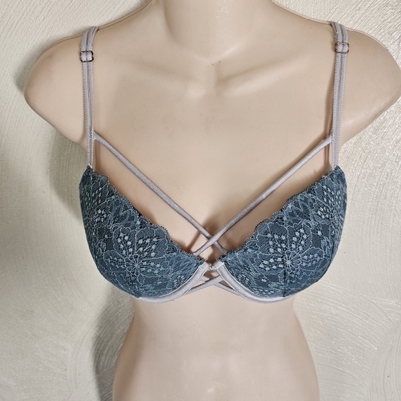 Pink Victoria's Secret Date Push Up Bra Size Women's 34C - Picture 6 of 8